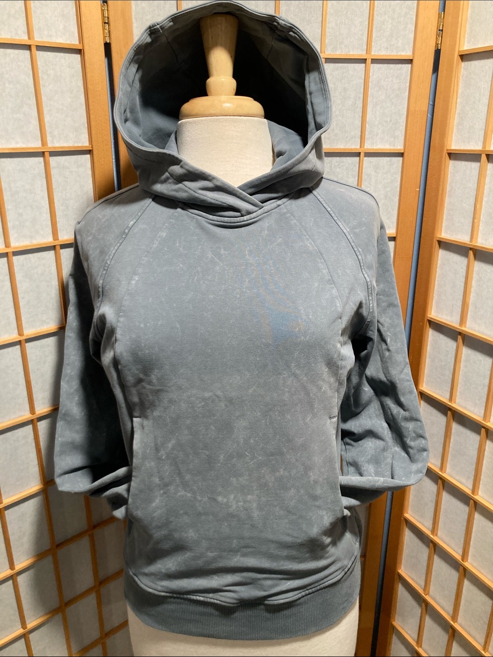lululemon athletica Slate Gray Hooded Pullover